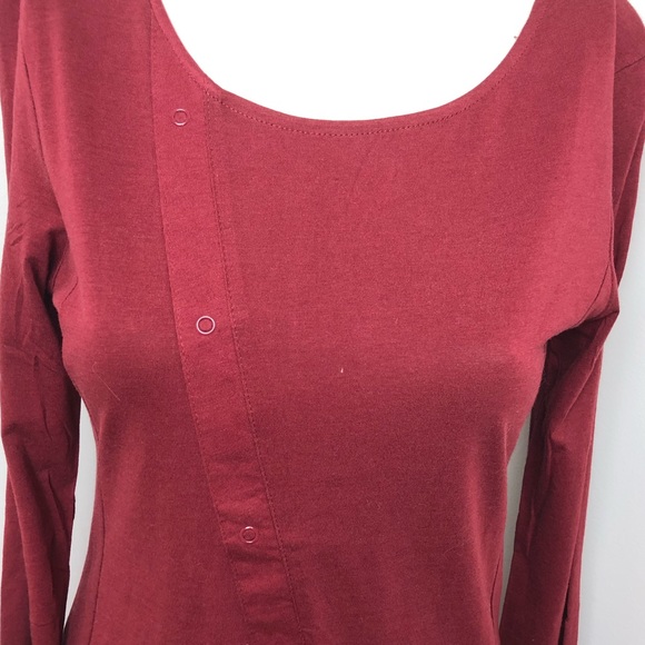 Bench Red Long Sleeve Jersey Dress Size L - Picture 2 of 7